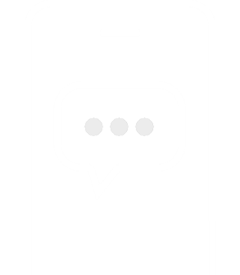 Icon of phone with an incoming message